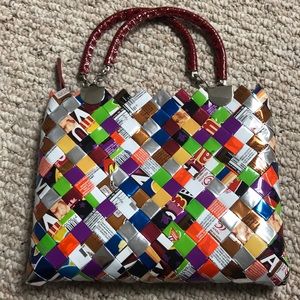 Nahui Ollin candy wrapper purse